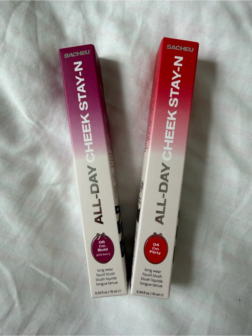 2 Sacheu All-Day Cheek Stay-N Liquid Blushes